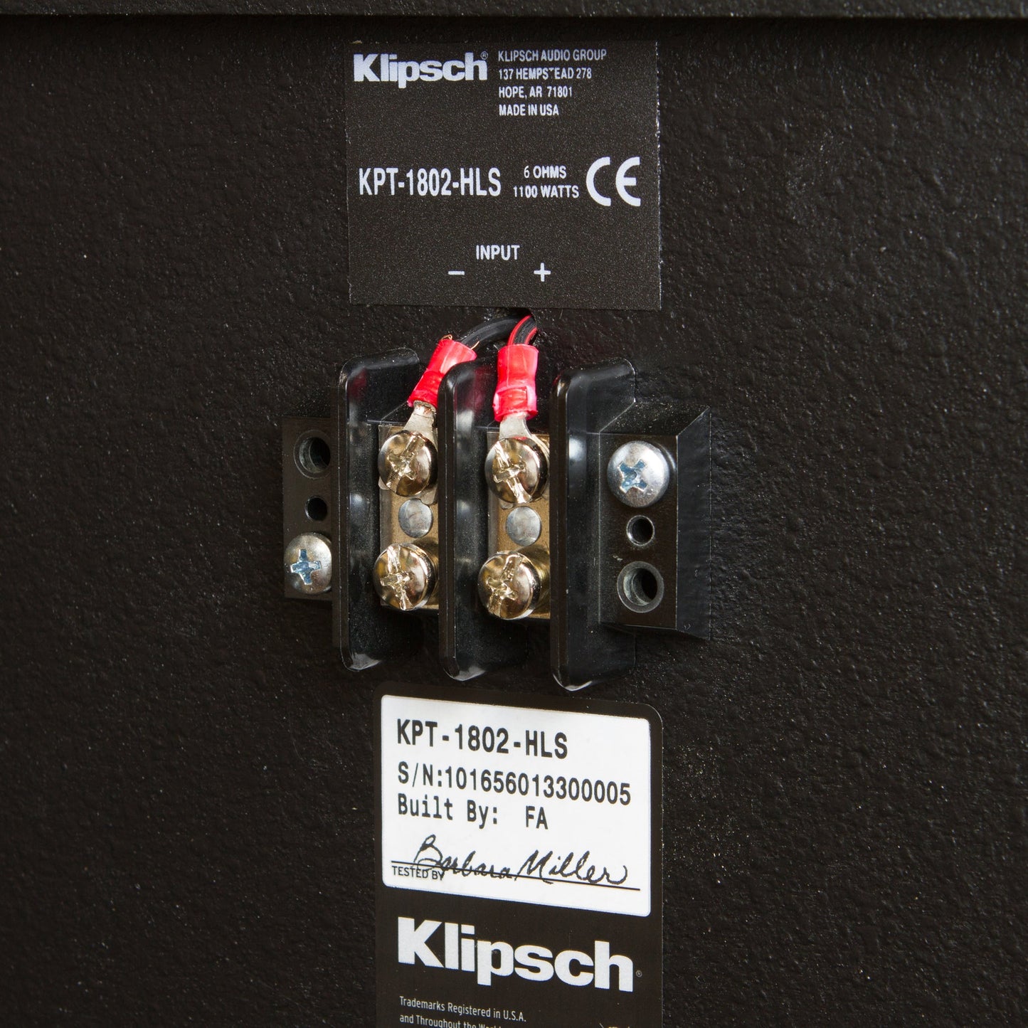 Klipsch KPT-1802-HLS