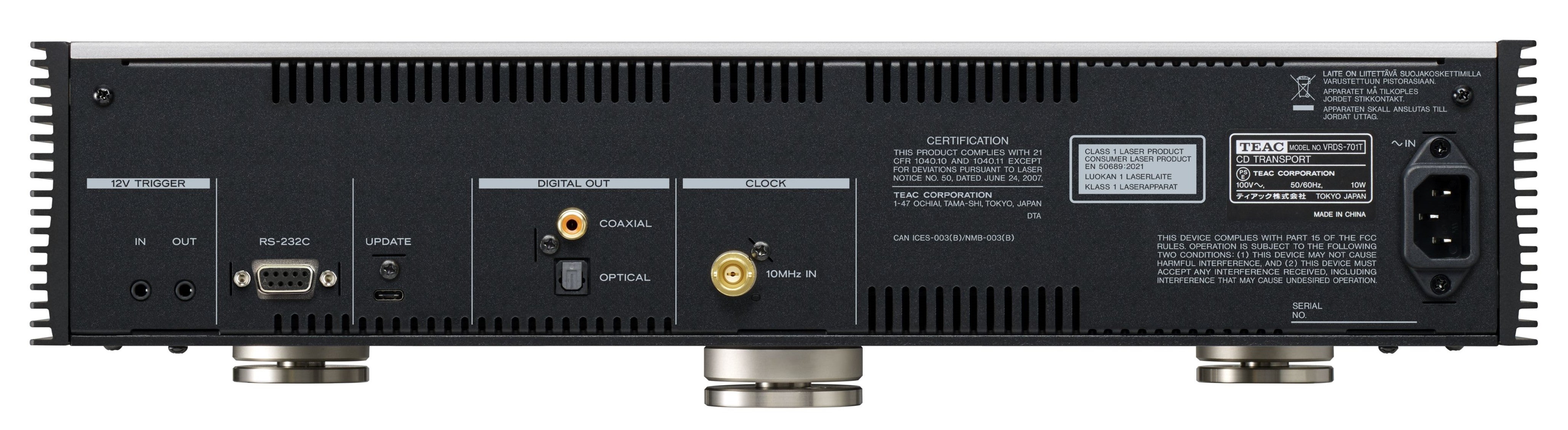 TEAC VRDS-701T CD TRANSPORT -Requires DAC – Top Shelf Audio